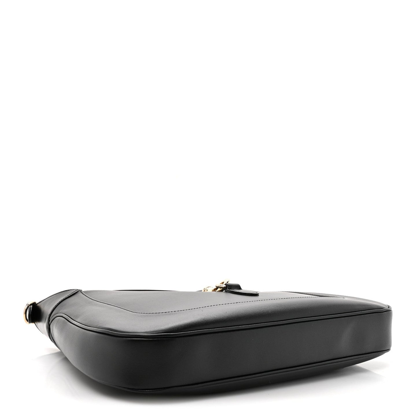 Ancora Calfskin Medium Jackie Shoulder Bag Black