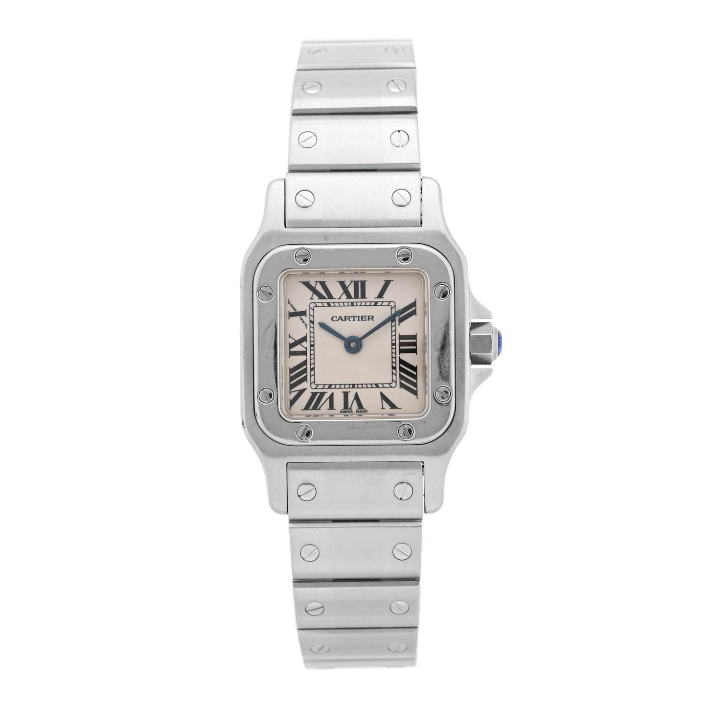 Stainless Steel 24mm Santos de Cartier Galbee Quartz Watch