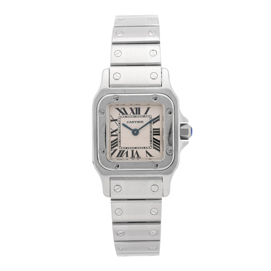 Stainless Steel 24mm Santos de Cartier Galbee Quartz Watch