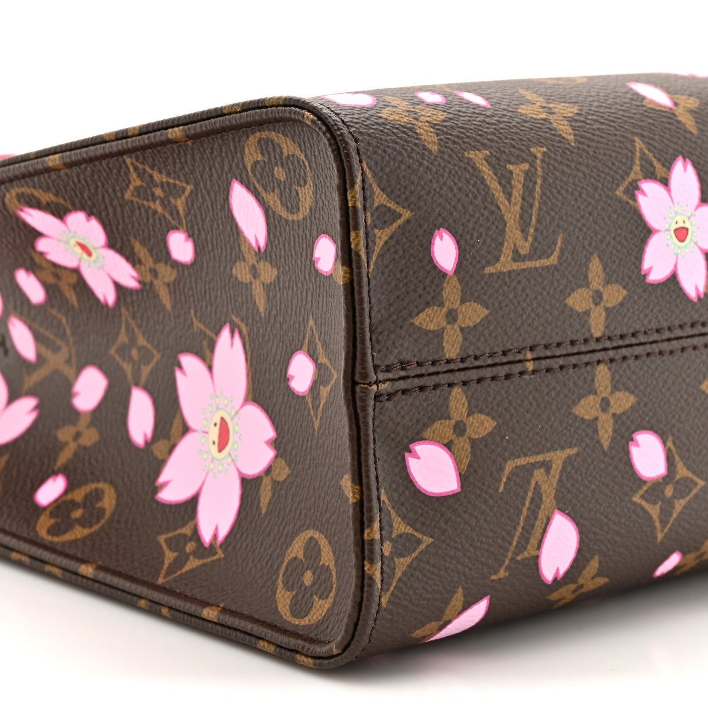 LV X TM Monogram Cherry Blossom Onthego PM Sakura Brown