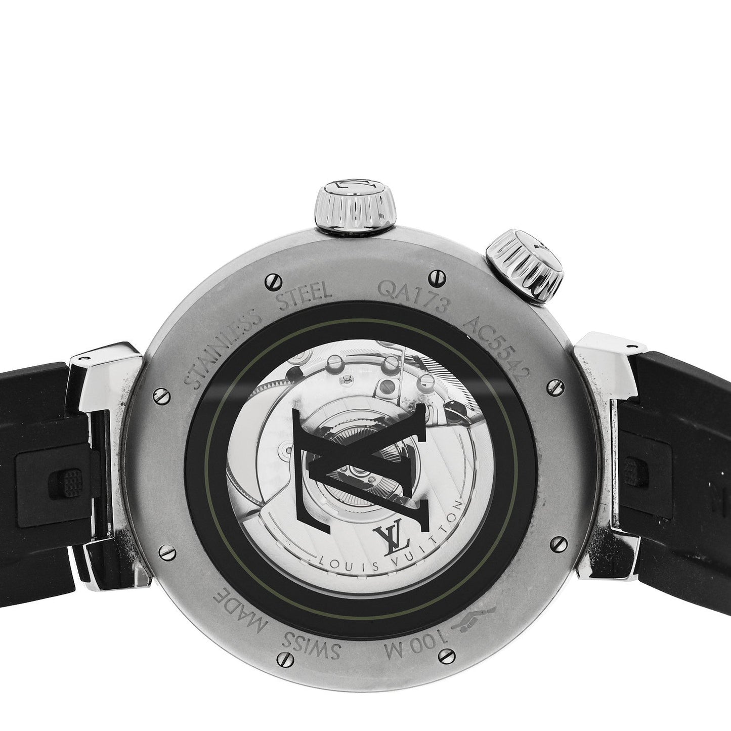 Stainless Steel Rubber 44mm Tambour Street Diver Automatic Watch Urban Green