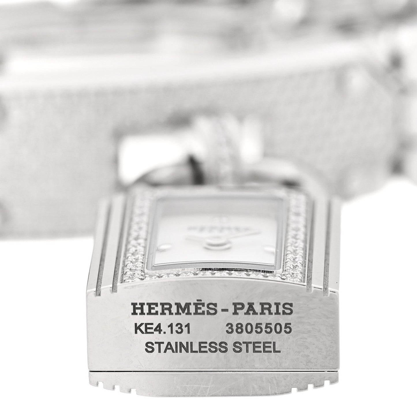 Stainless Steel Diamond Pave 16mm Kelly Quartz Watch