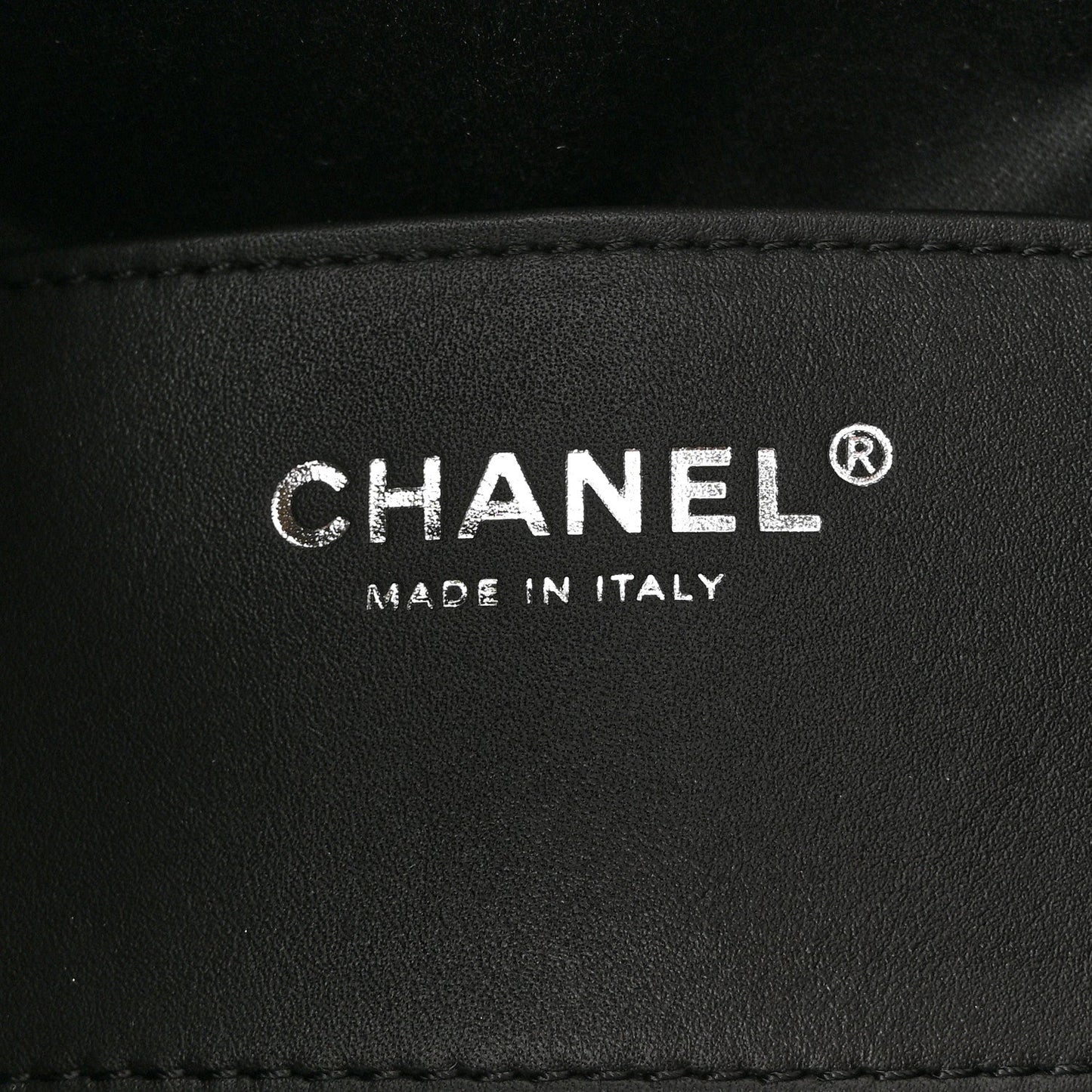 Shiny Crumpled Calfskin Quilted Small Chanel 25 Handbag Black