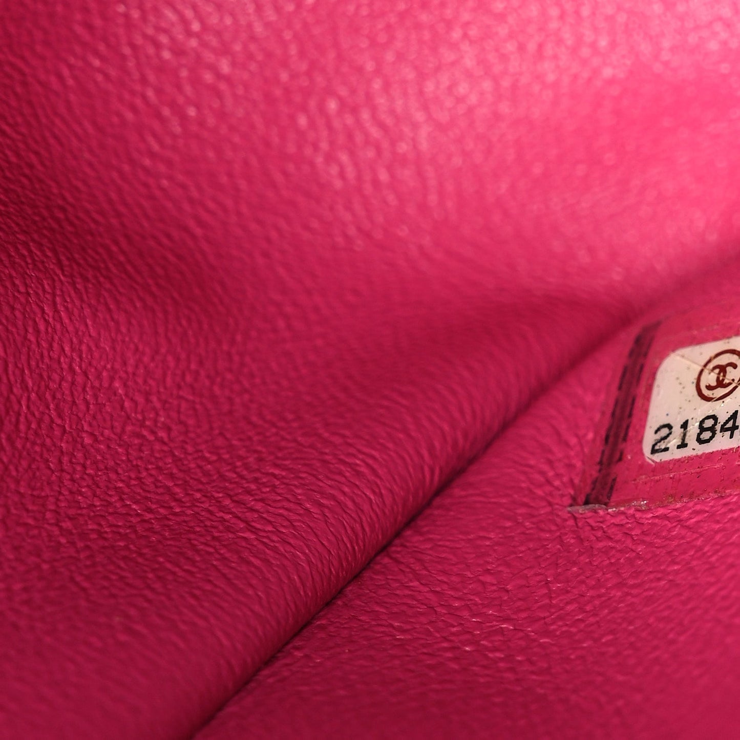Lambskin Quilted Mini Square Flap Pink