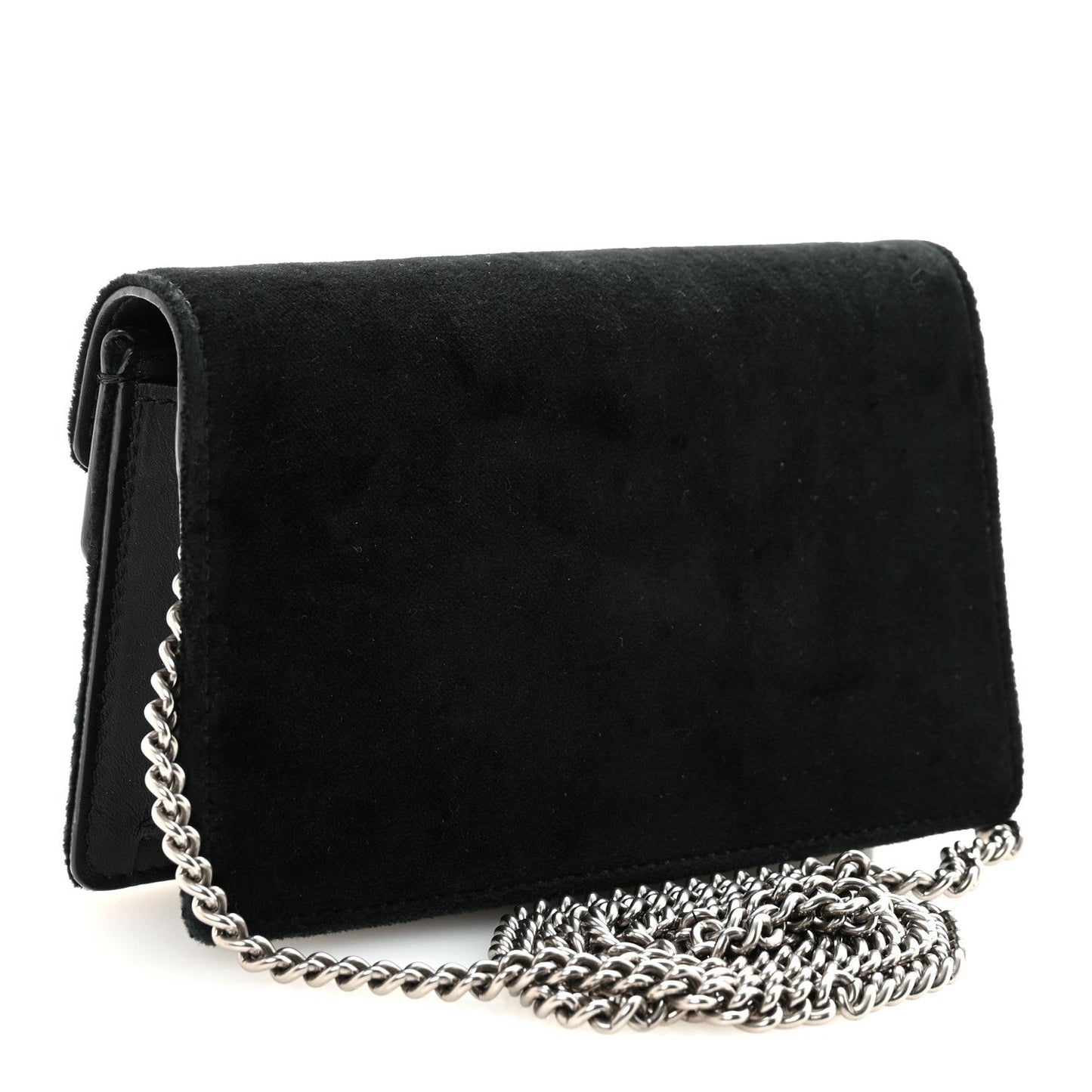 Velvet Super Mini Dionysus Shoulder Bag Black