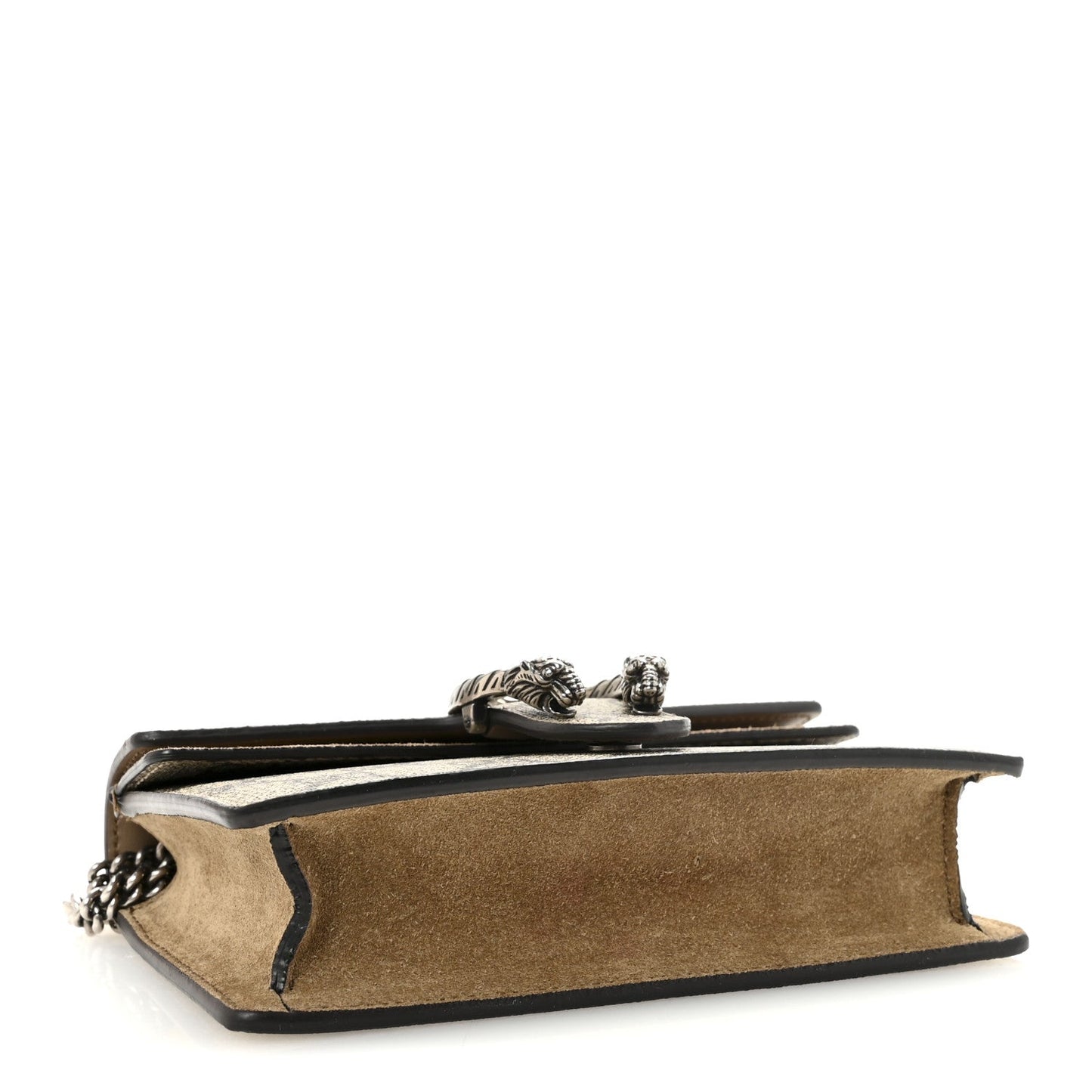 GG Supreme Monogram Super Mini Dionysus Shoulder Bag Taupe