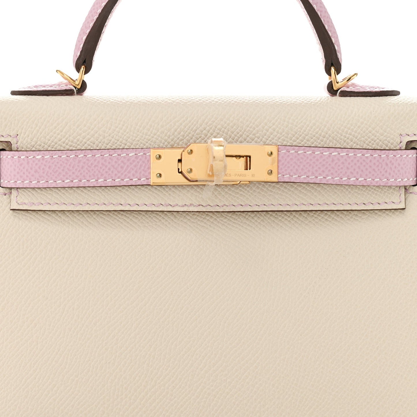 Epsom Horseshoe Mini Kelly Sellier 20 Craie Mauve Sylvestre