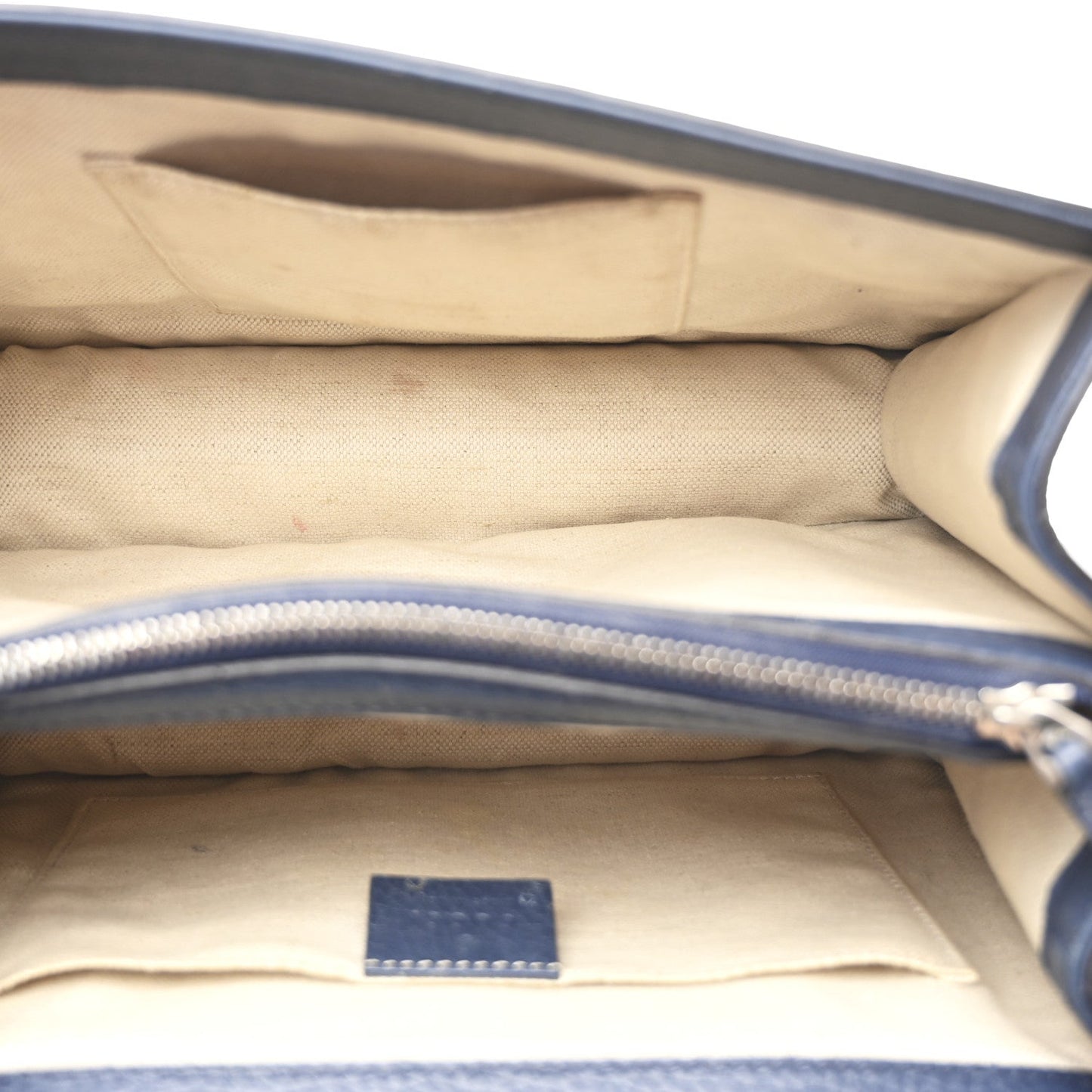 Dollar Calfskin Crystal Web Medium Dionysus Bamboo Top Handle Bag Blue Agata Montana Sapphire