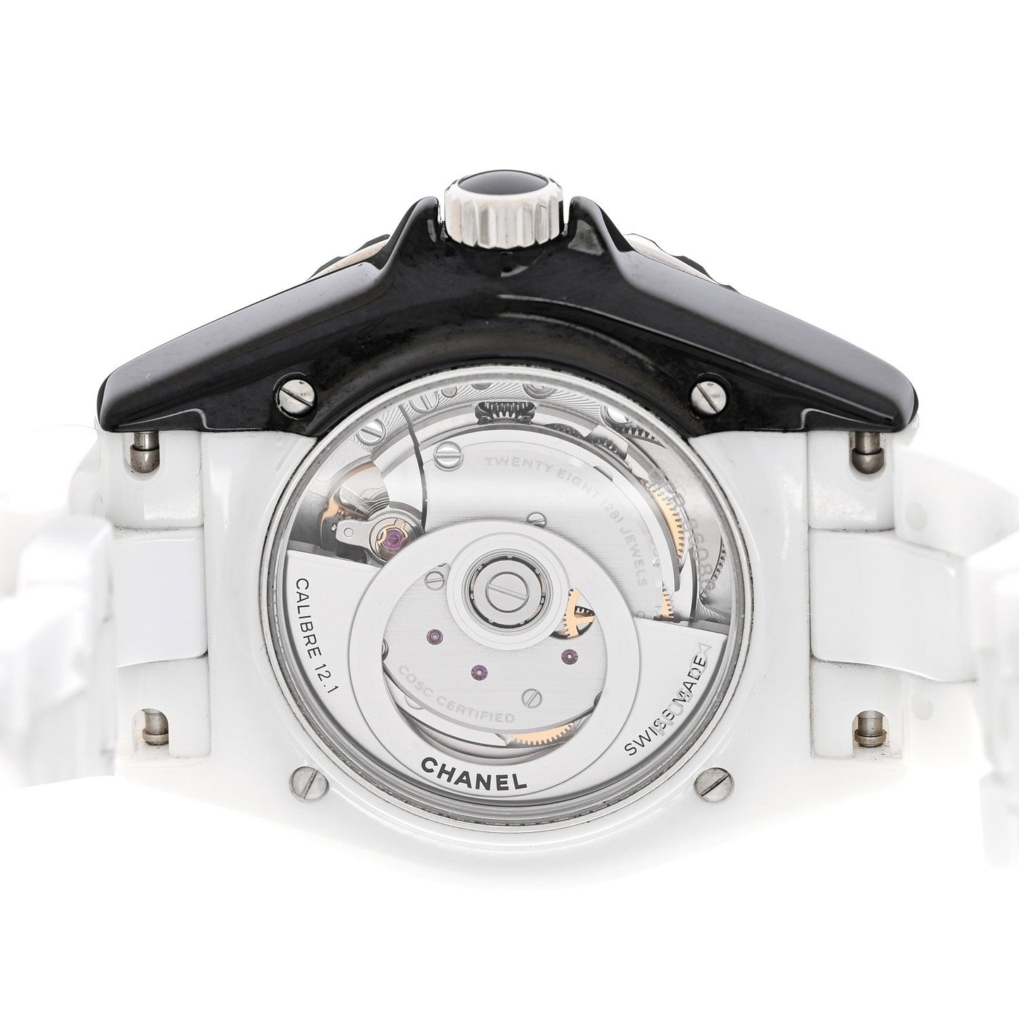 Stainless Steel Ceramic 38mm J12 Paradoxe Automatic Watch White