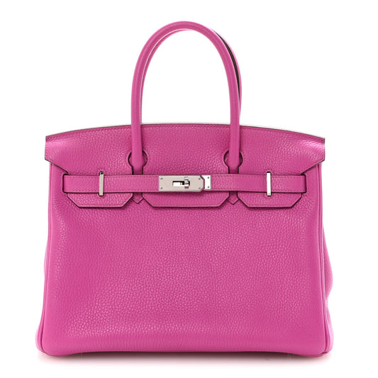 Taurillon Clemence Birkin 30 Magnolia