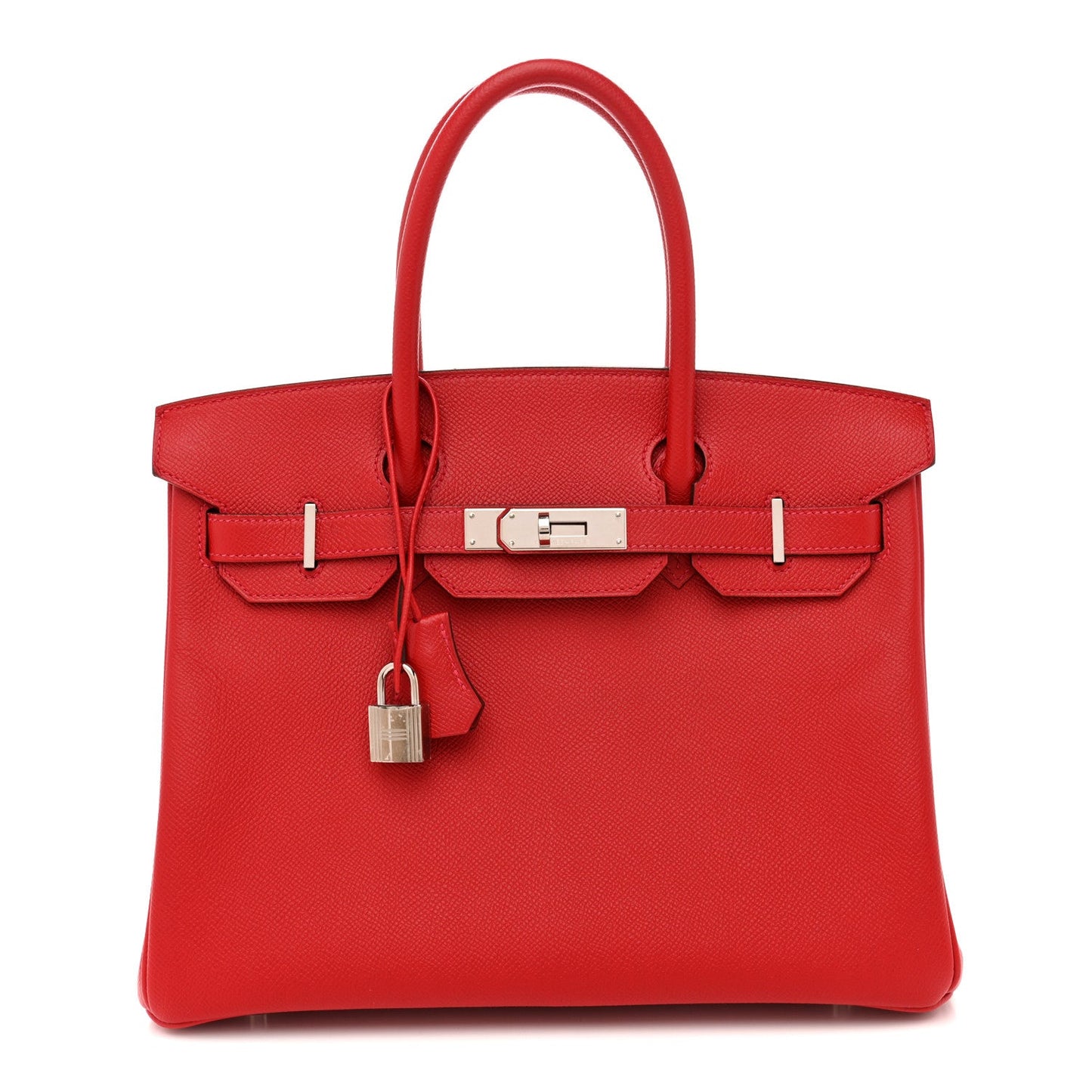 Epsom Birkin 30 Rouge Casaque