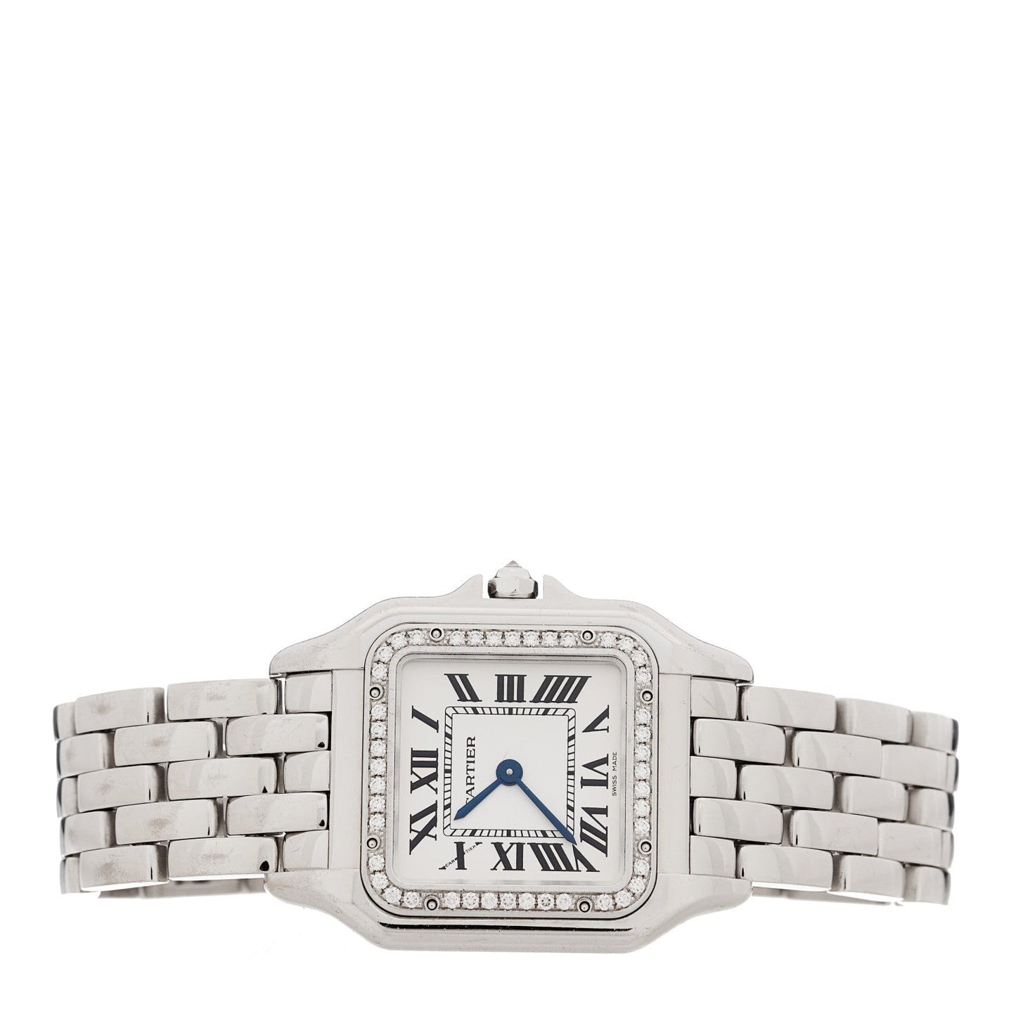 18K White Gold Diamond 27mm Panthere Quartz Watch