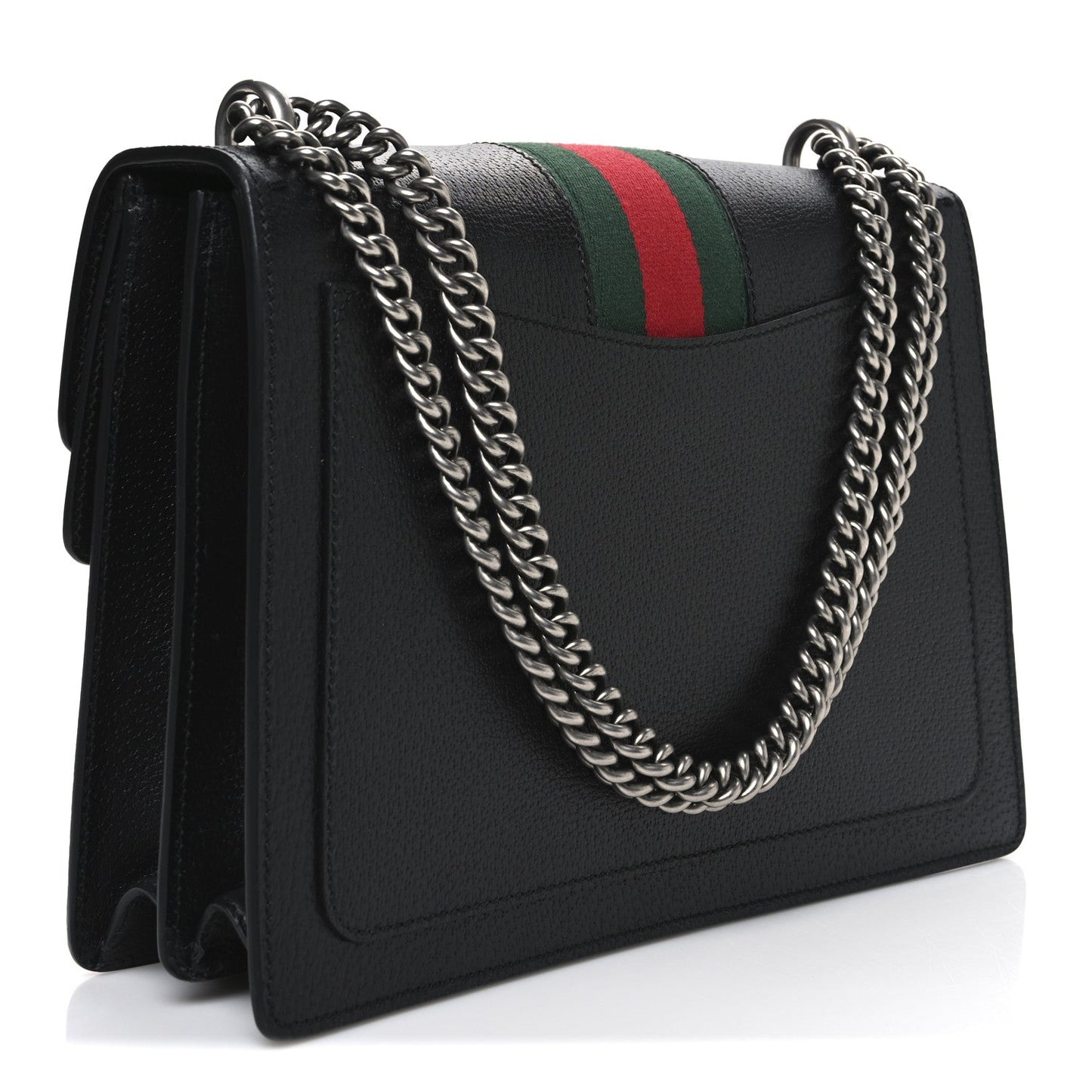 Calfskin Web Small Dionysus Shoulder Bag Black