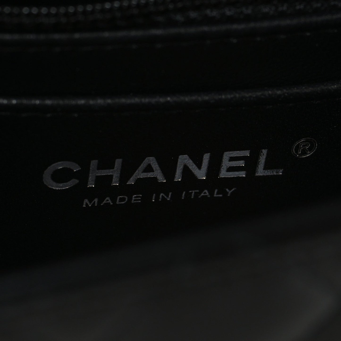 Lambskin Quilted Mini Square Flap Black