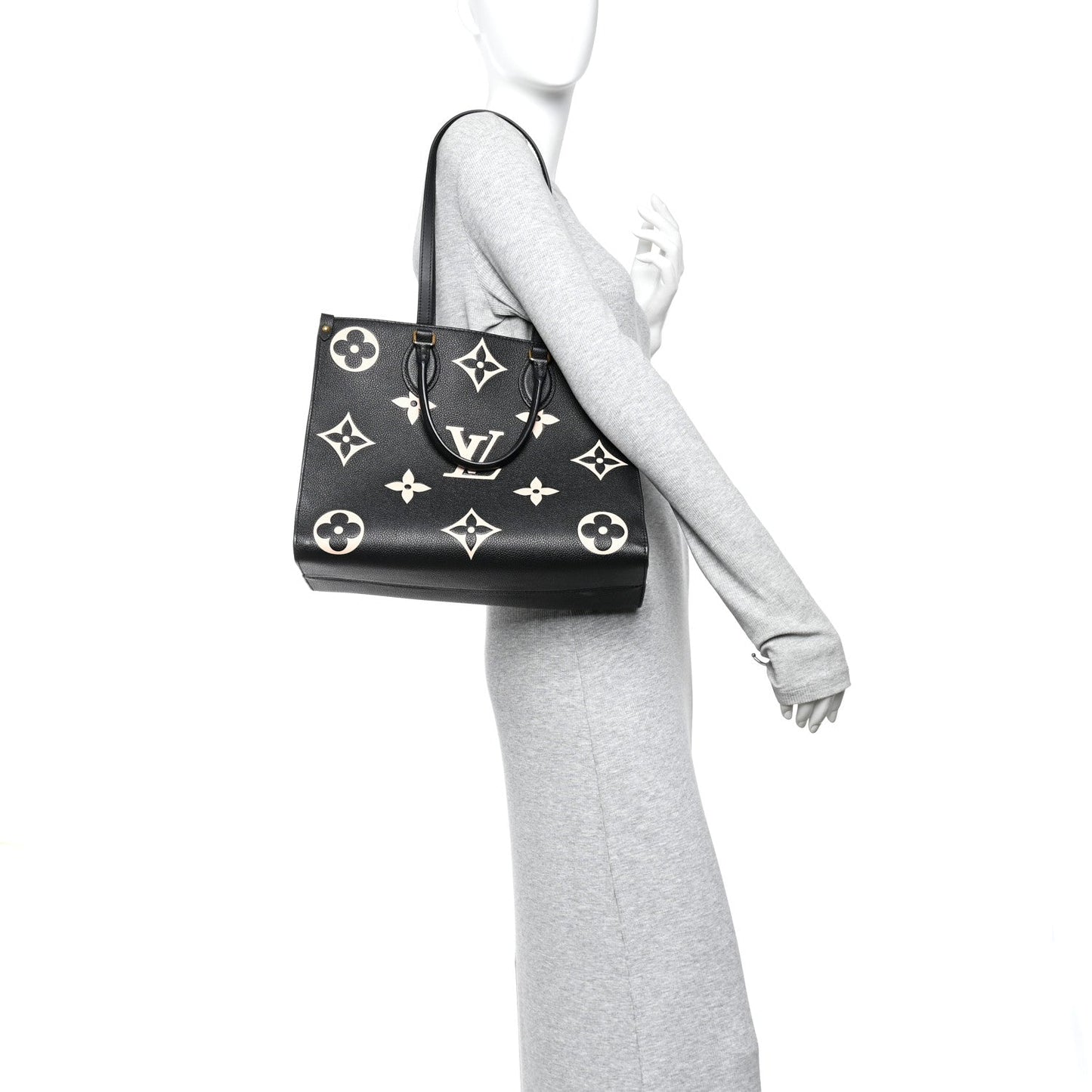 Empreinte Monogram Giant Onthego MM Black Beige