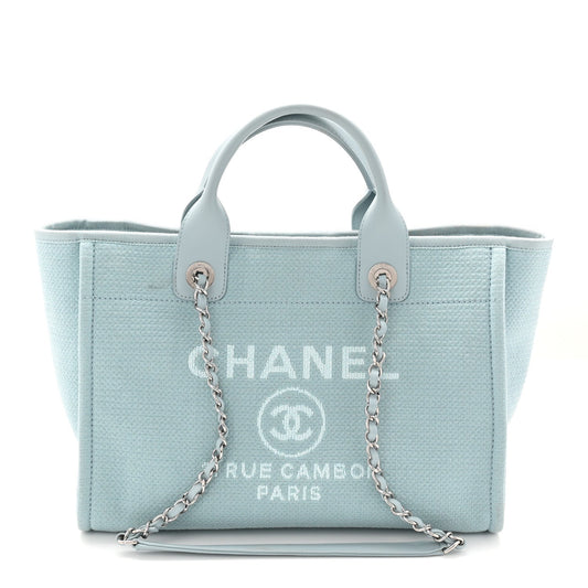 Mixed Fibers Small Deauville Tote Light Blue