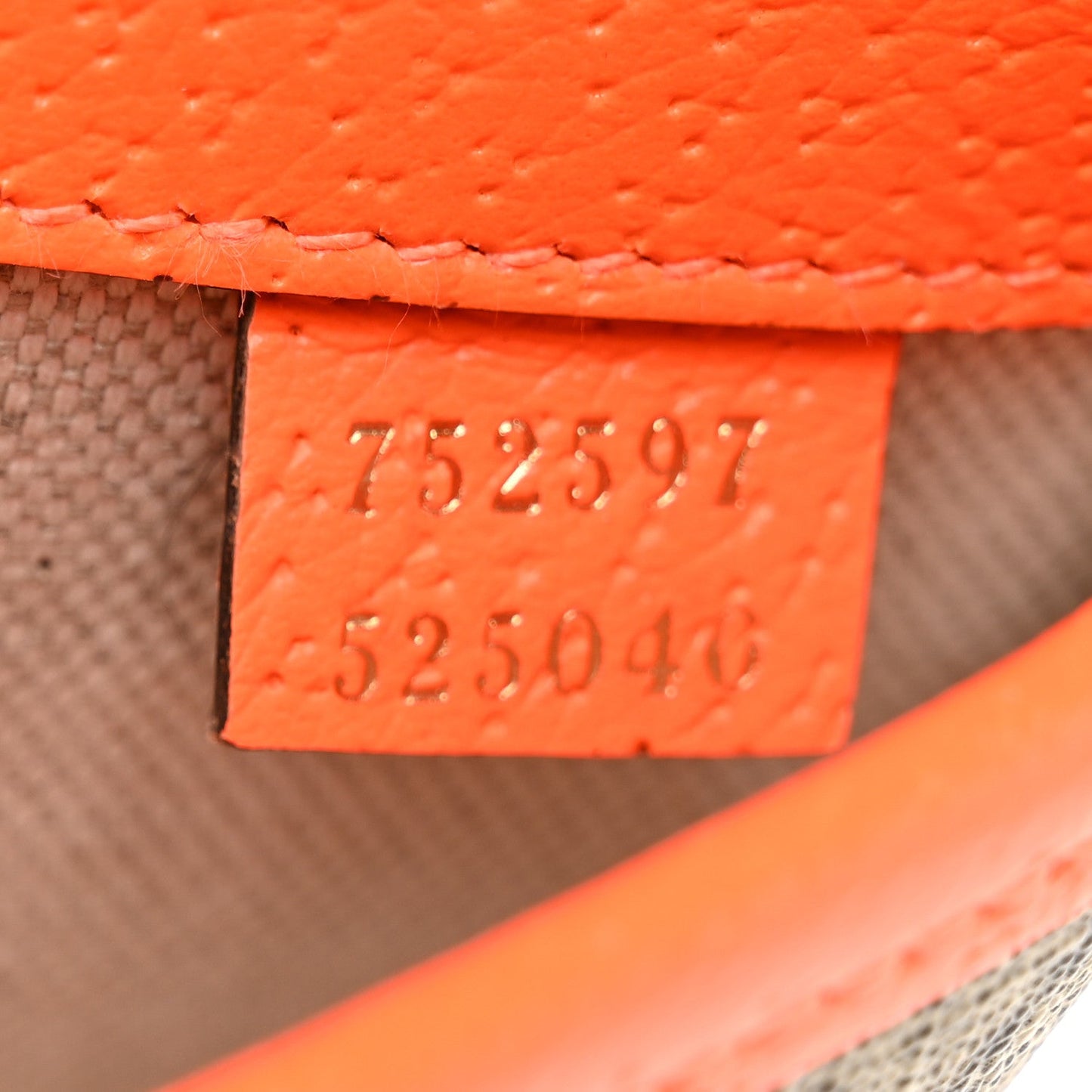 GG Supreme Monogram Web Small Ophidia Belt Bag Beige Ebony Orange Fluo