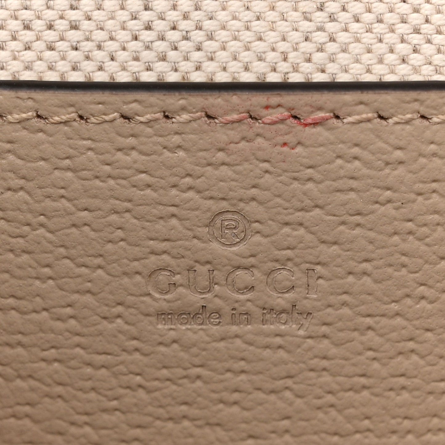 GG Supreme Monogram Textured Dollar Calfskin Web Mini Ophidia Envelope Shoulder Bag Beige Mystic White Oatmeal