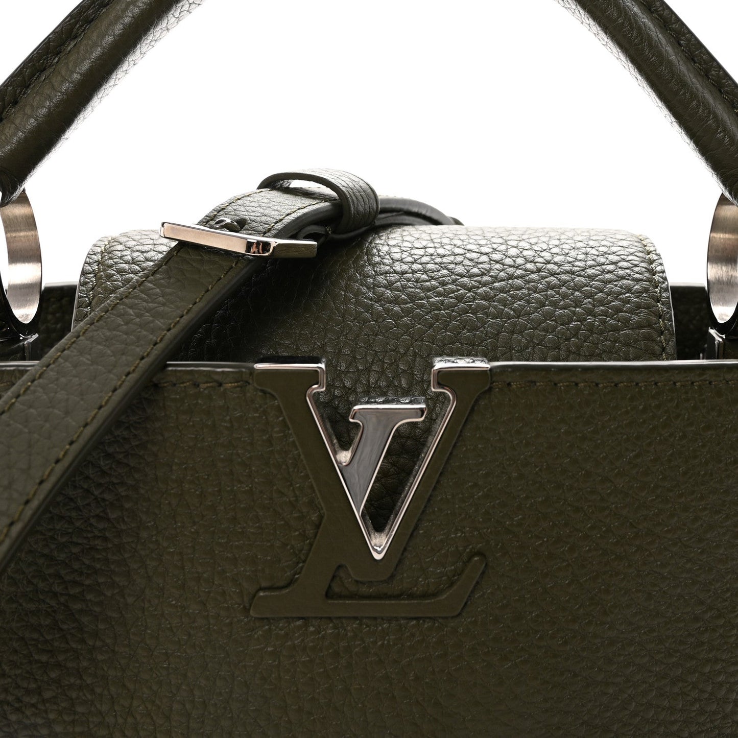 Taurillon Capucines BB Khaki