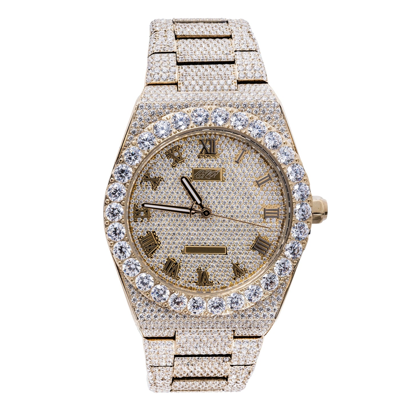 42MM Fully Iced Moissanite Alpha Era? in Gold