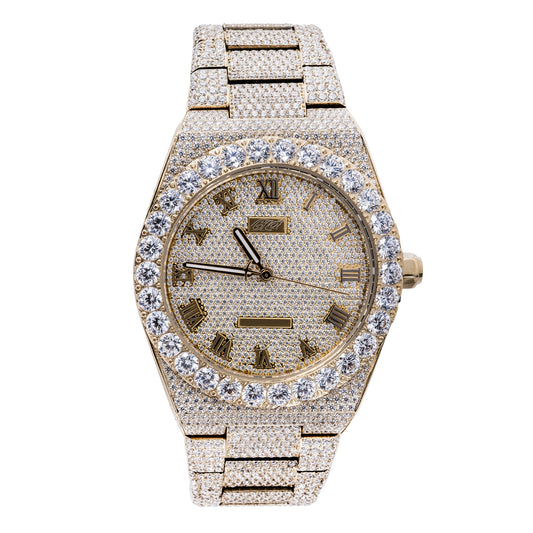 42MM Fully Iced Moissanite Alpha Era? in Gold