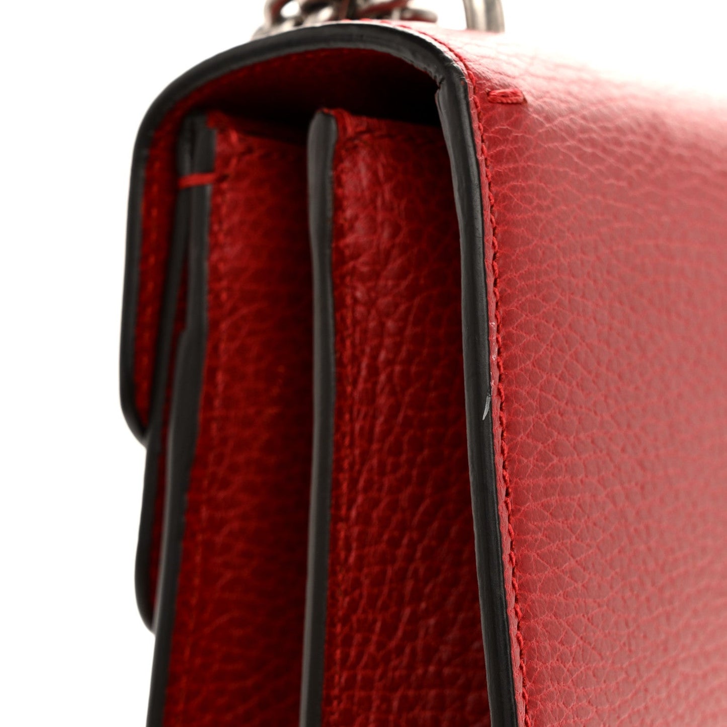 Dollar Calfskin Swarovski Crystal Small Dionysus Shoulder Bag Hibiscus Red