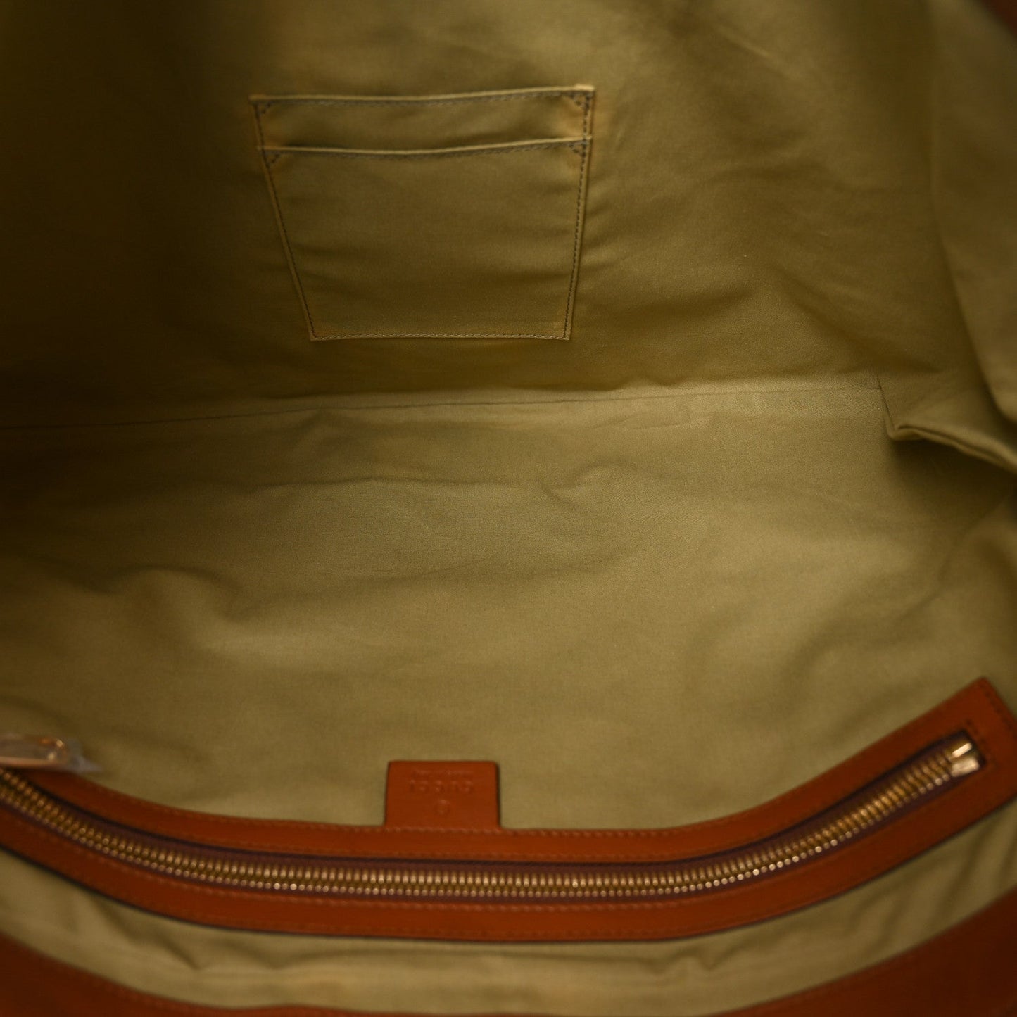 Vintage Canvas Calfskin Web Large Ophidia Half Moon Hobo Sand Light Cuir