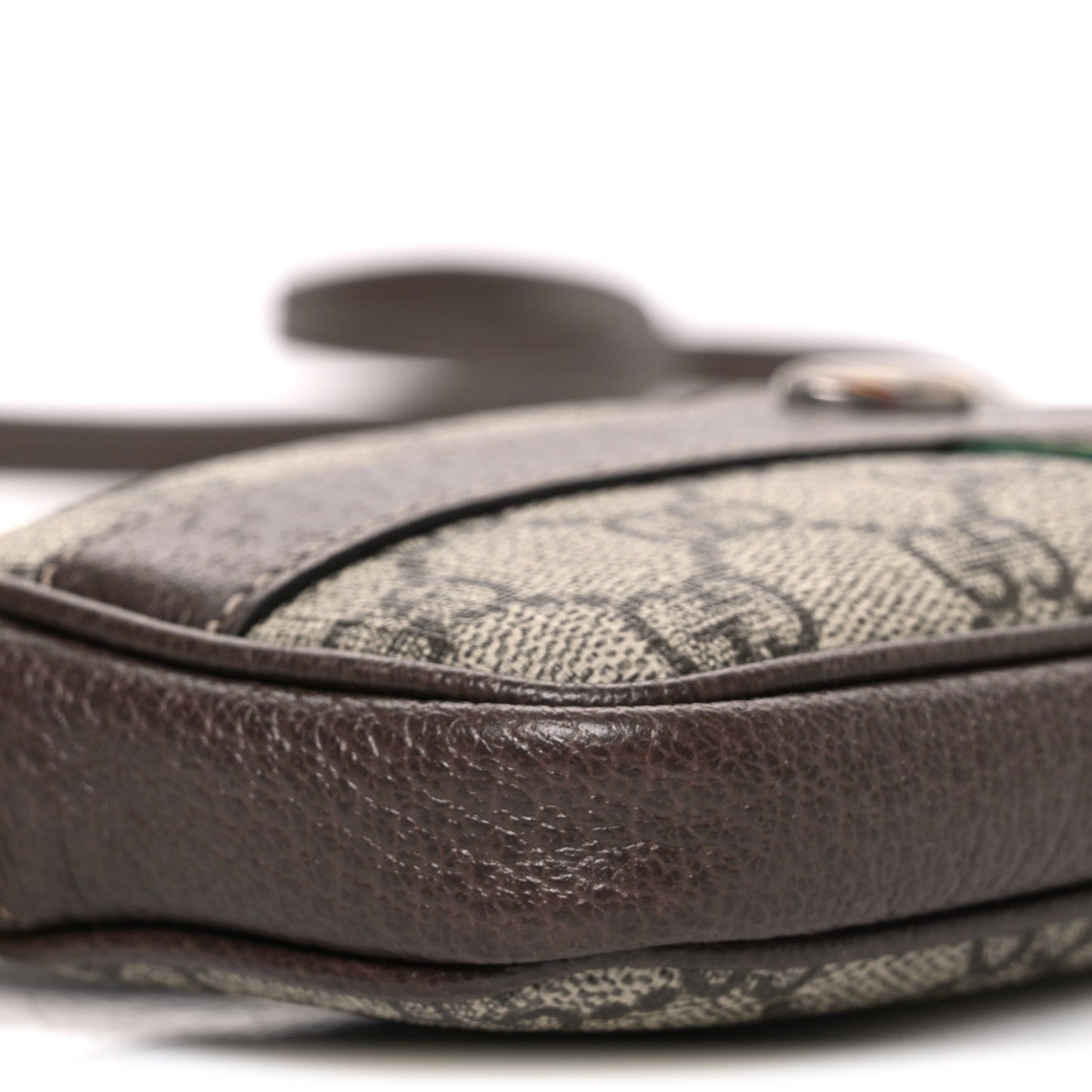 GG Supreme Monogram Web Mini Ophidia GG Bag Brown