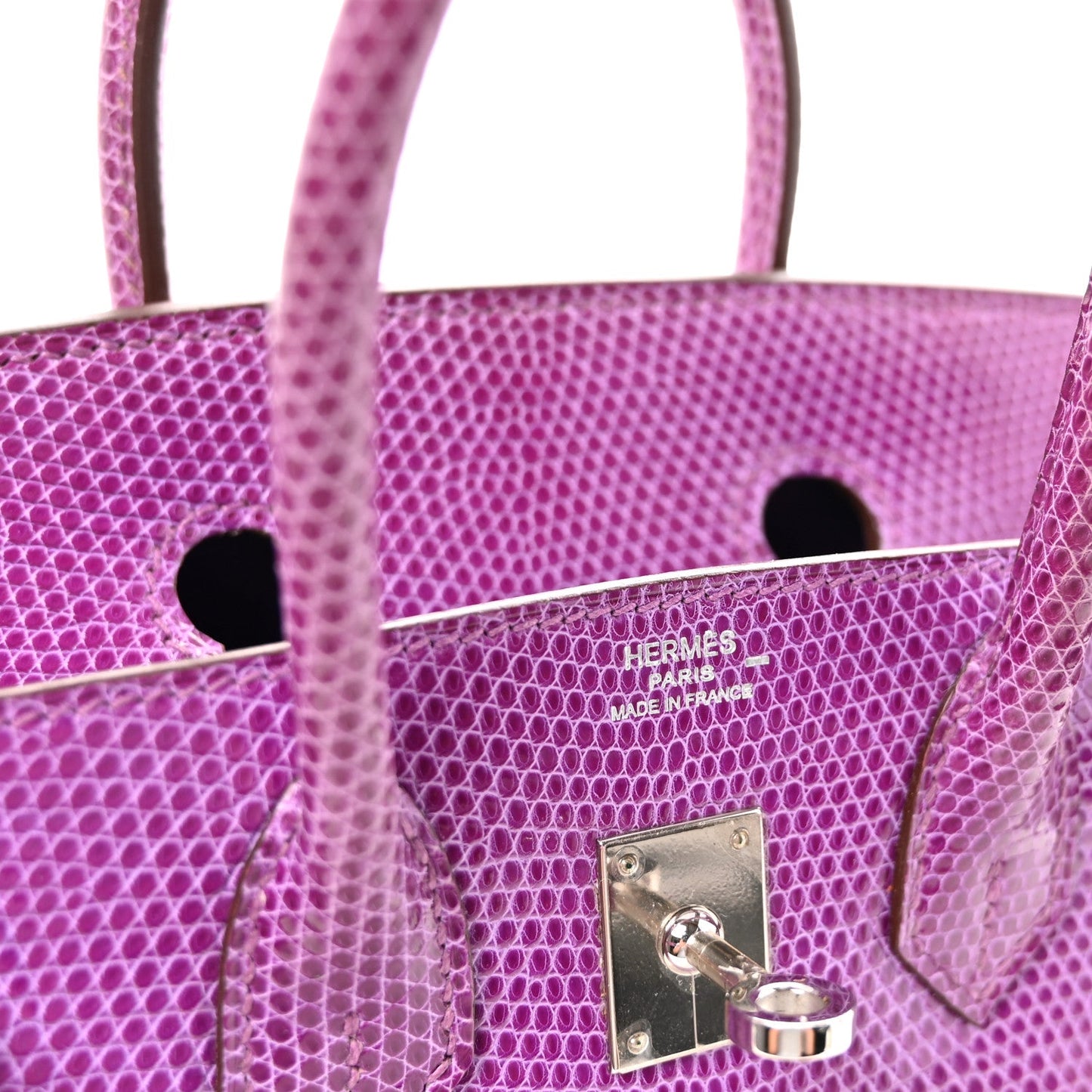 Lizard Birkin 25 Violet