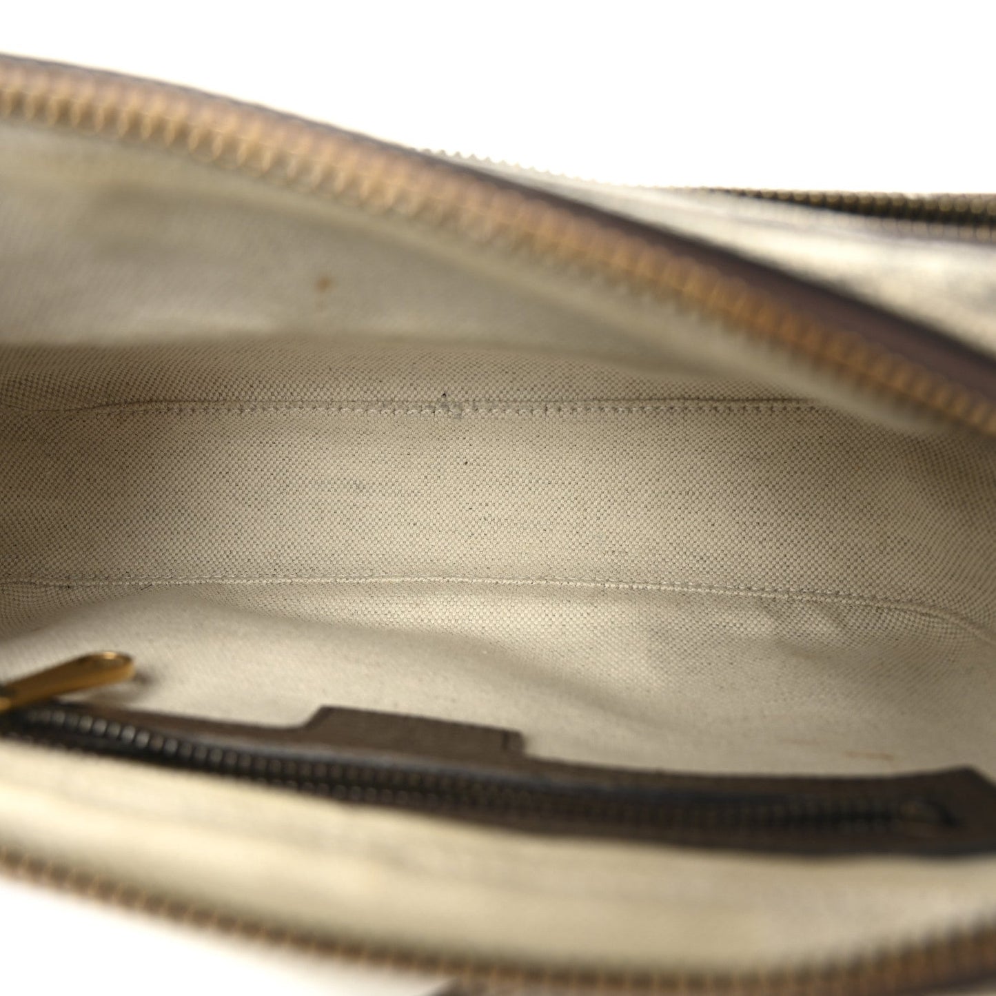 GG Supreme Monogram Textured Dollar Calfskin Web Small Ophidia Convertible Shoulder Bag Beige Ebony New Acero