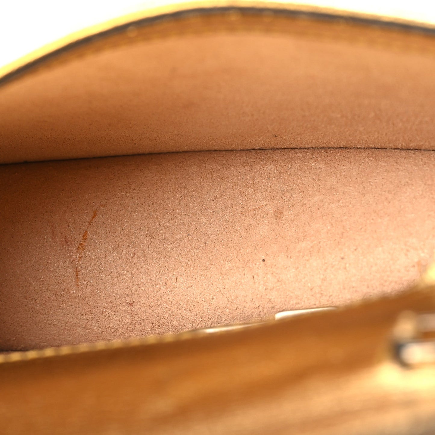Metallic Calfskin Super Mini Dionysus Shoulder Bag Gold