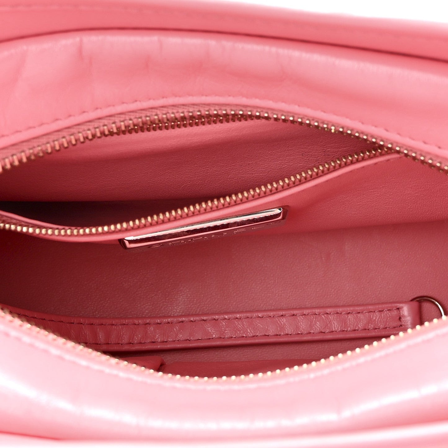Snakeskin Small Gabrielle Hobo Pink