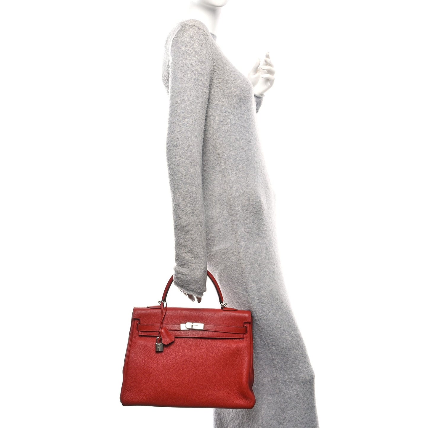 Togo Kelly Retourne 35 Rouge Venetian