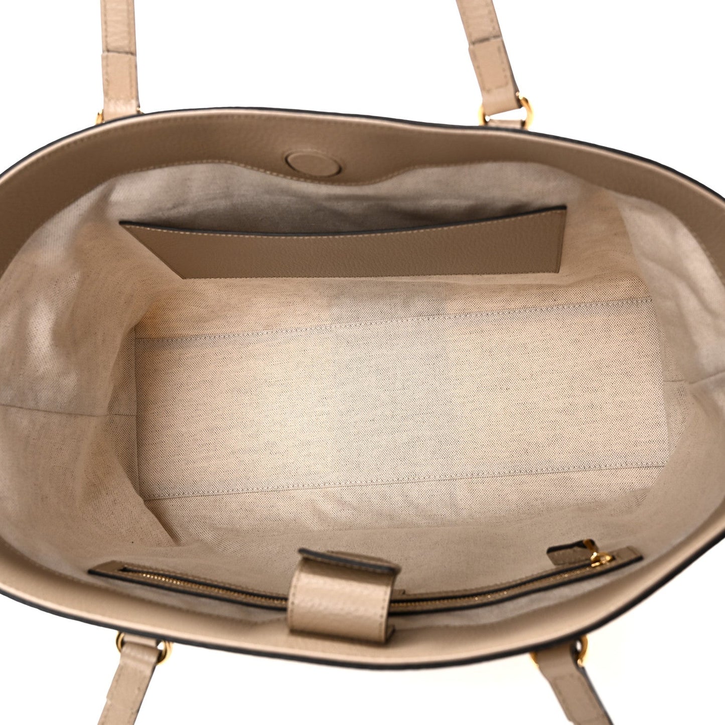 GG Supreme Monogram Textured Dollar Calfskin Web Medium Ophidia Shopping Tote Beige Mystic White Oatmeal