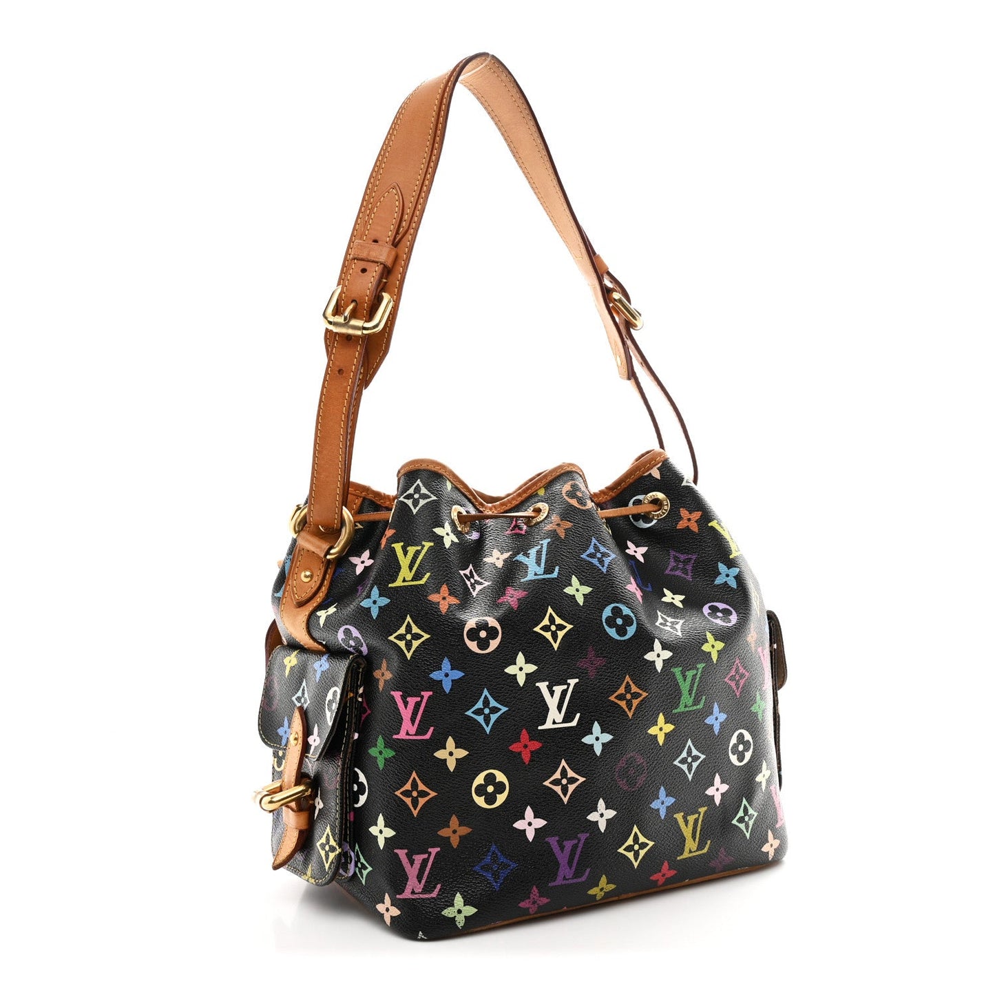 Monogram Multicolor Petit Noe Black