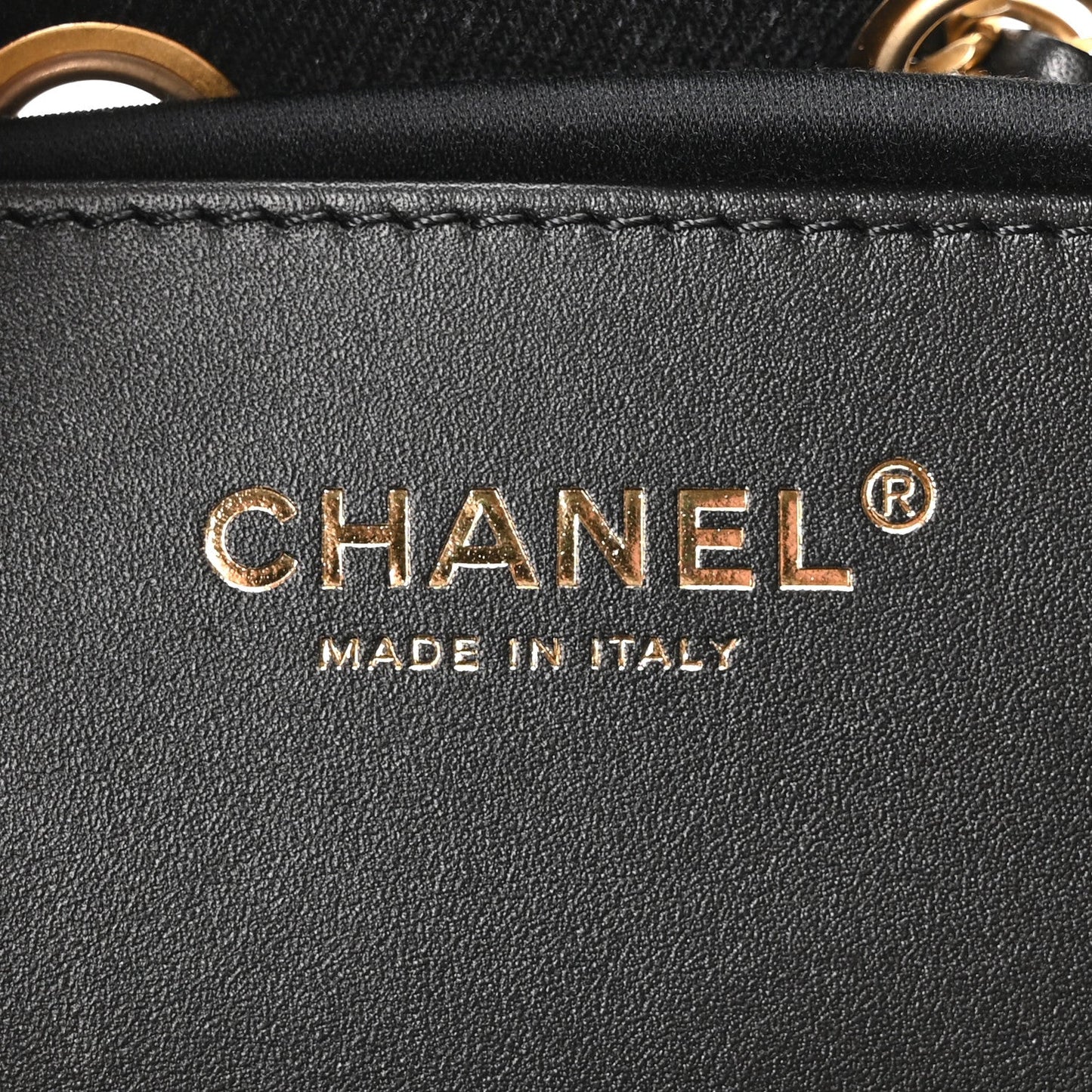 Washed Denim Quilted Mini Chanel 25 Handbag Black
