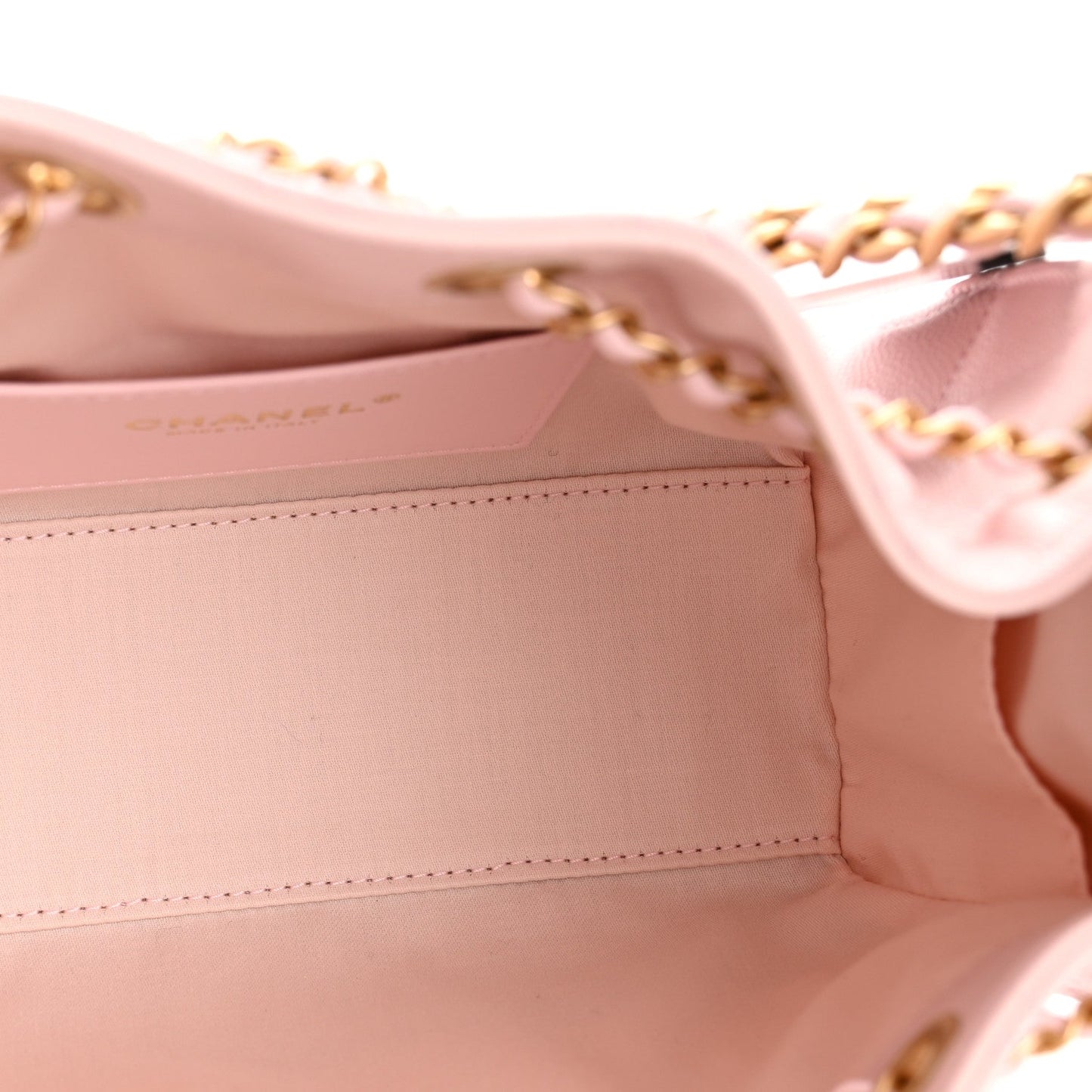 Caviar Quilted Mini Chanel 25 Handbag Light Pink