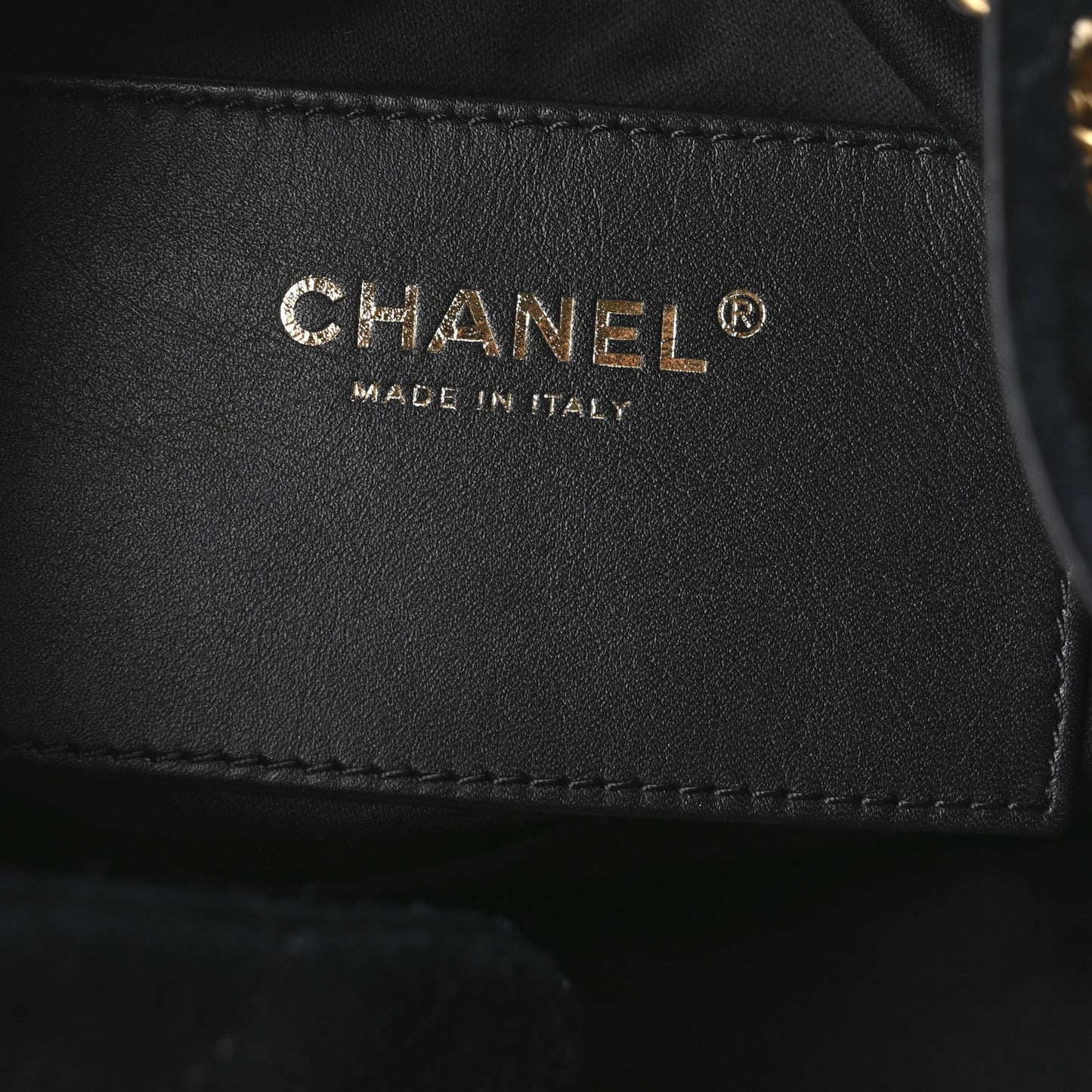 Suede Quilted Small Chanel 25 Handbag Black
