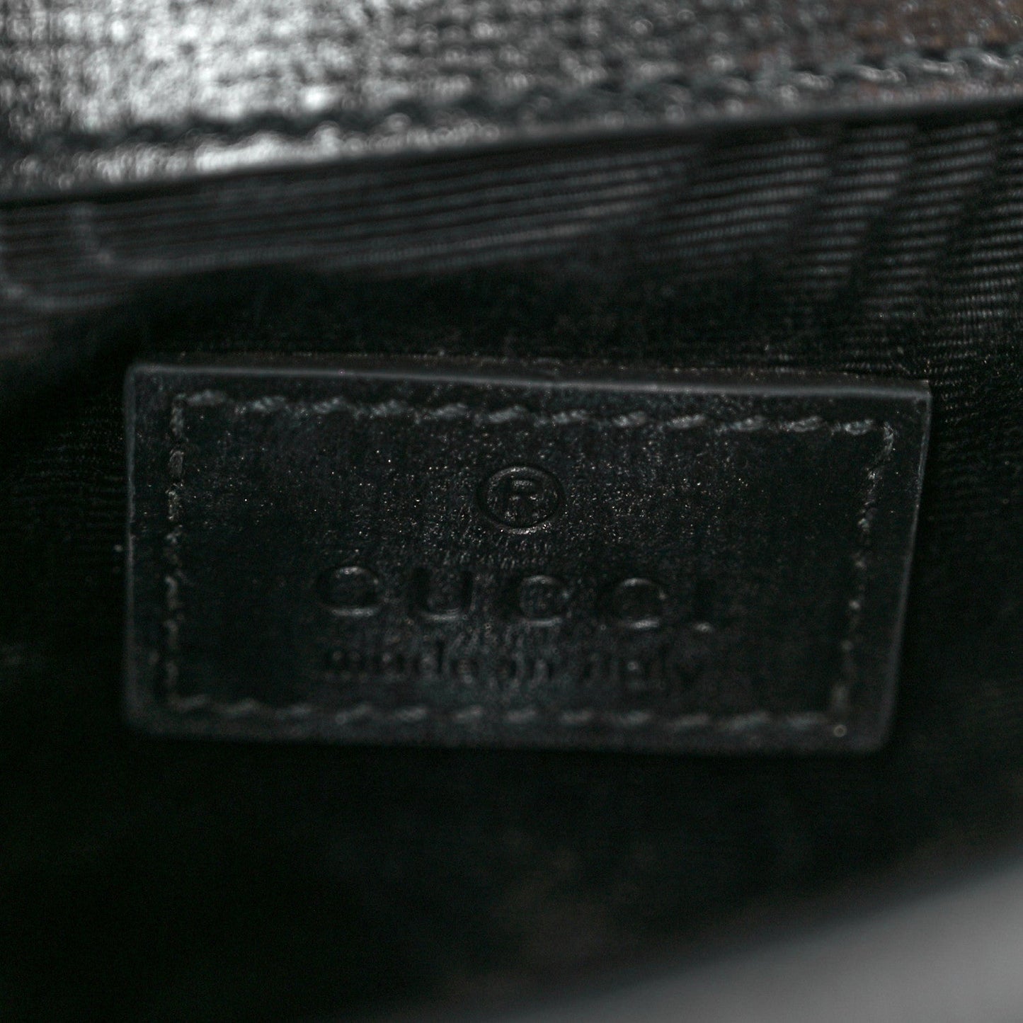 Satin Crystal GG Monogram Mini Dionysus Top Handle Bag Black