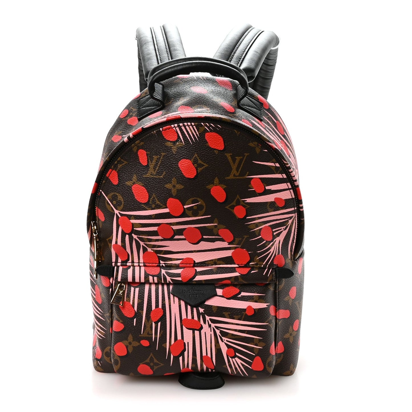 Monogram Jungle Dots Palm Springs Backpack PM Sugar Pink Poppy