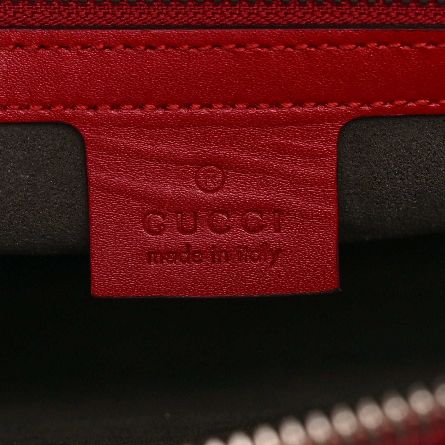 Guccissima Signature Messenger Bag Hibiscus Red