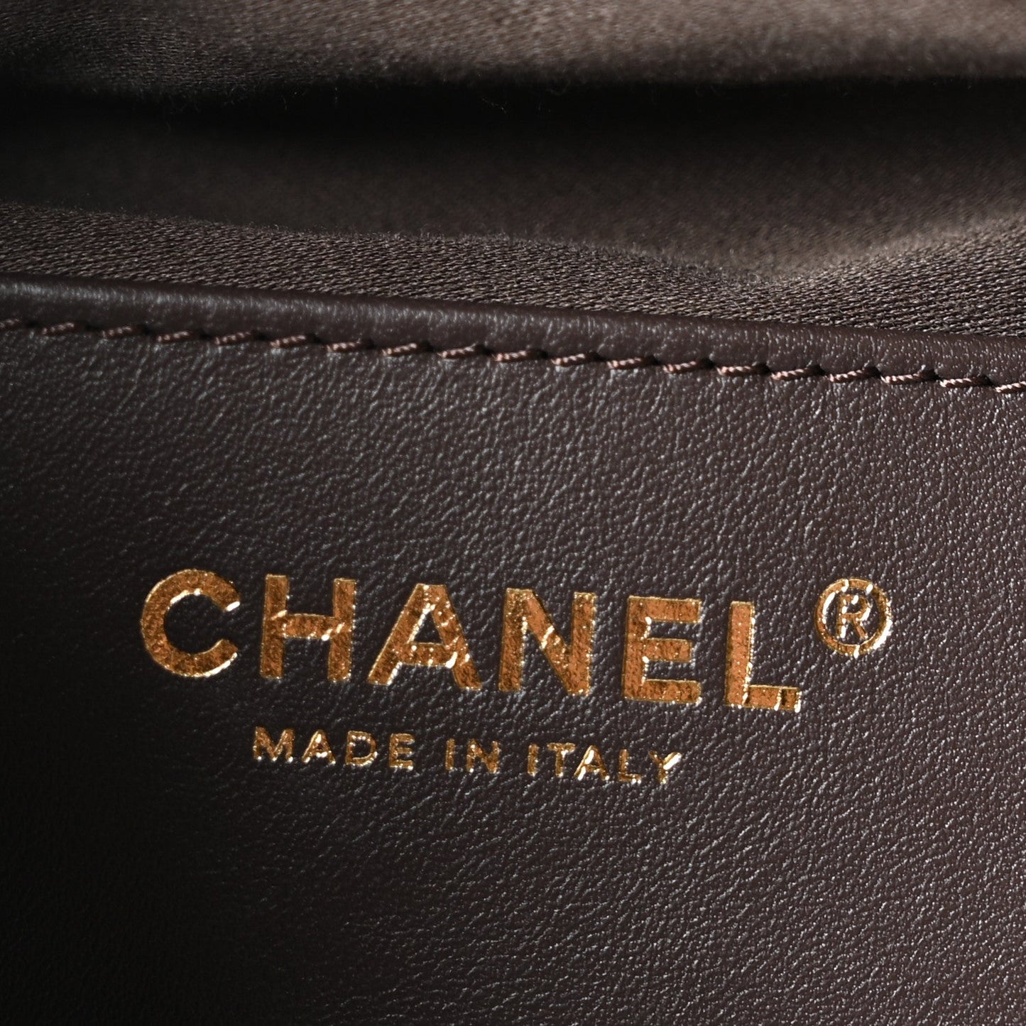 Suede Quilted Medium Chanel 25 Handbag Dark Brown