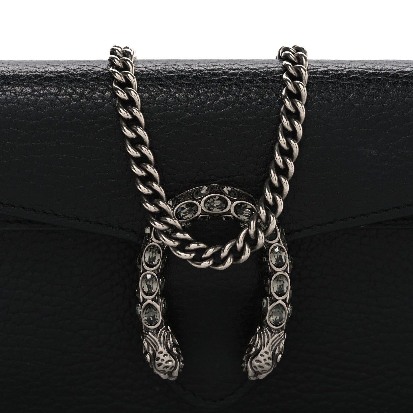 Calfskin Super Mini Dionysus Shoulder Bag Black