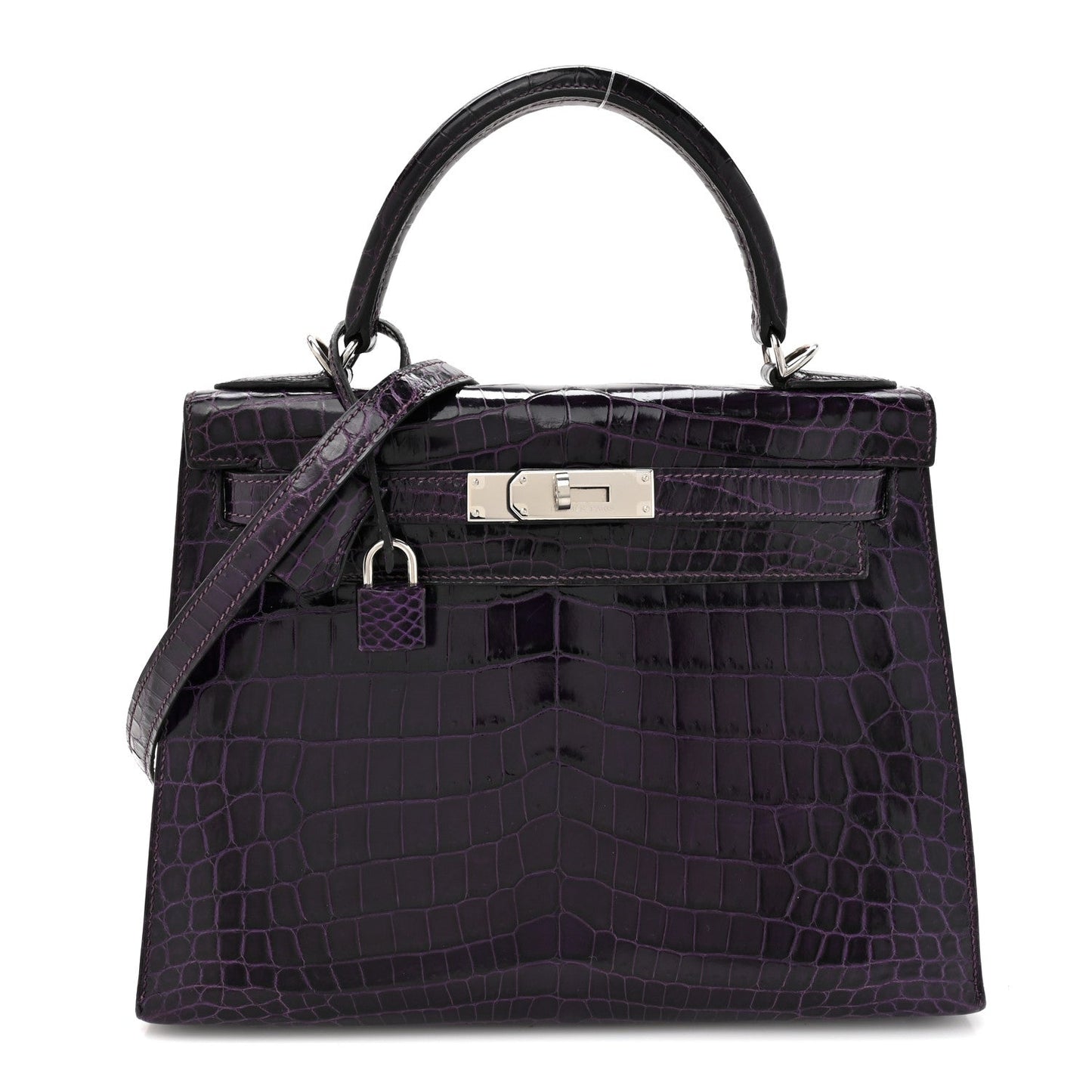 Shiny Niloticus Crocodile Kelly Sellier 28 Amethyst