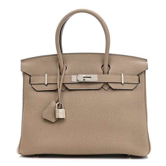 Togo Birkin 30 Gris Tourterelle