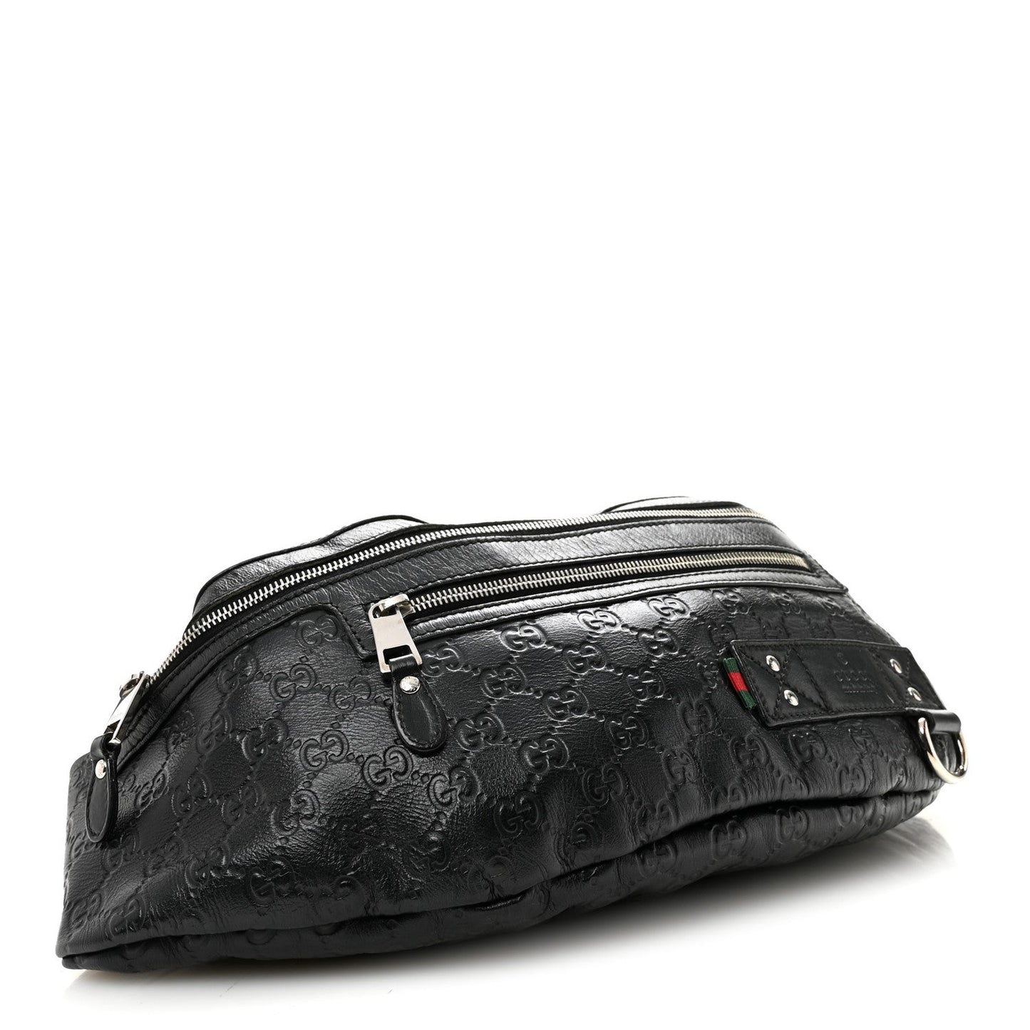Guccissima Web Belt Bag Black