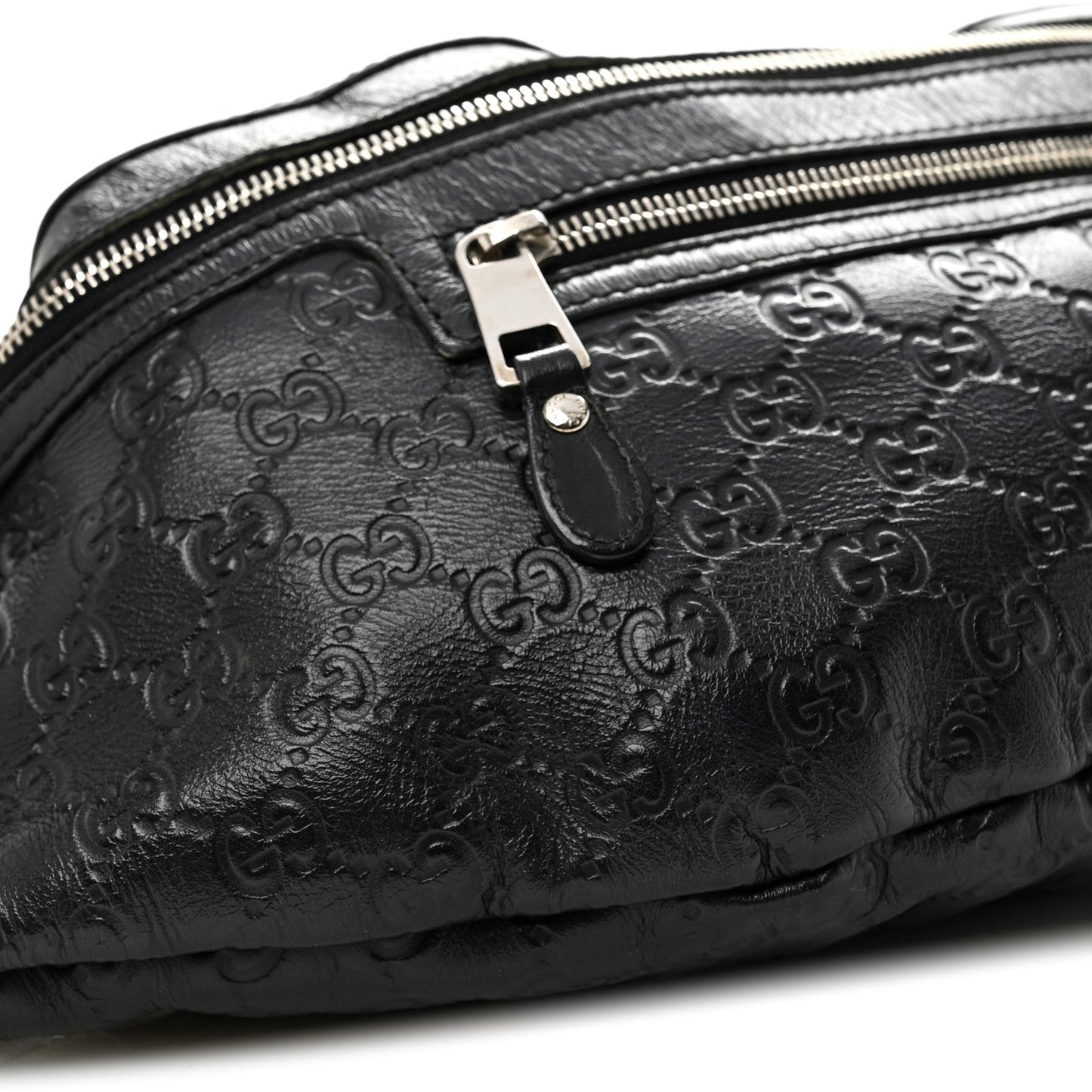 Guccissima Web Belt Bag Black