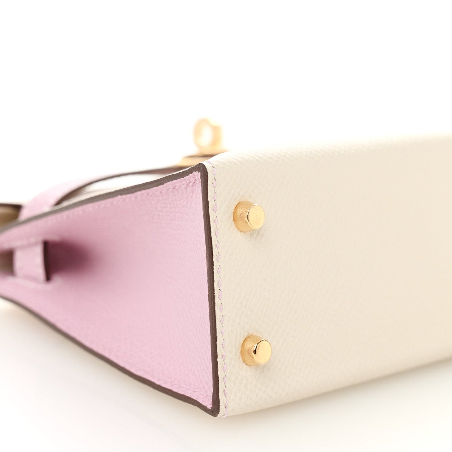 Epsom Horseshoe Mini Kelly Sellier 20 Craie Mauve Sylvestre