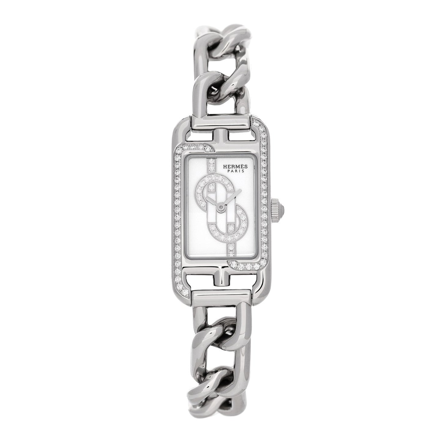 Stainless Steel Diamond Bezel 17mm Nantucket Quartz Watch