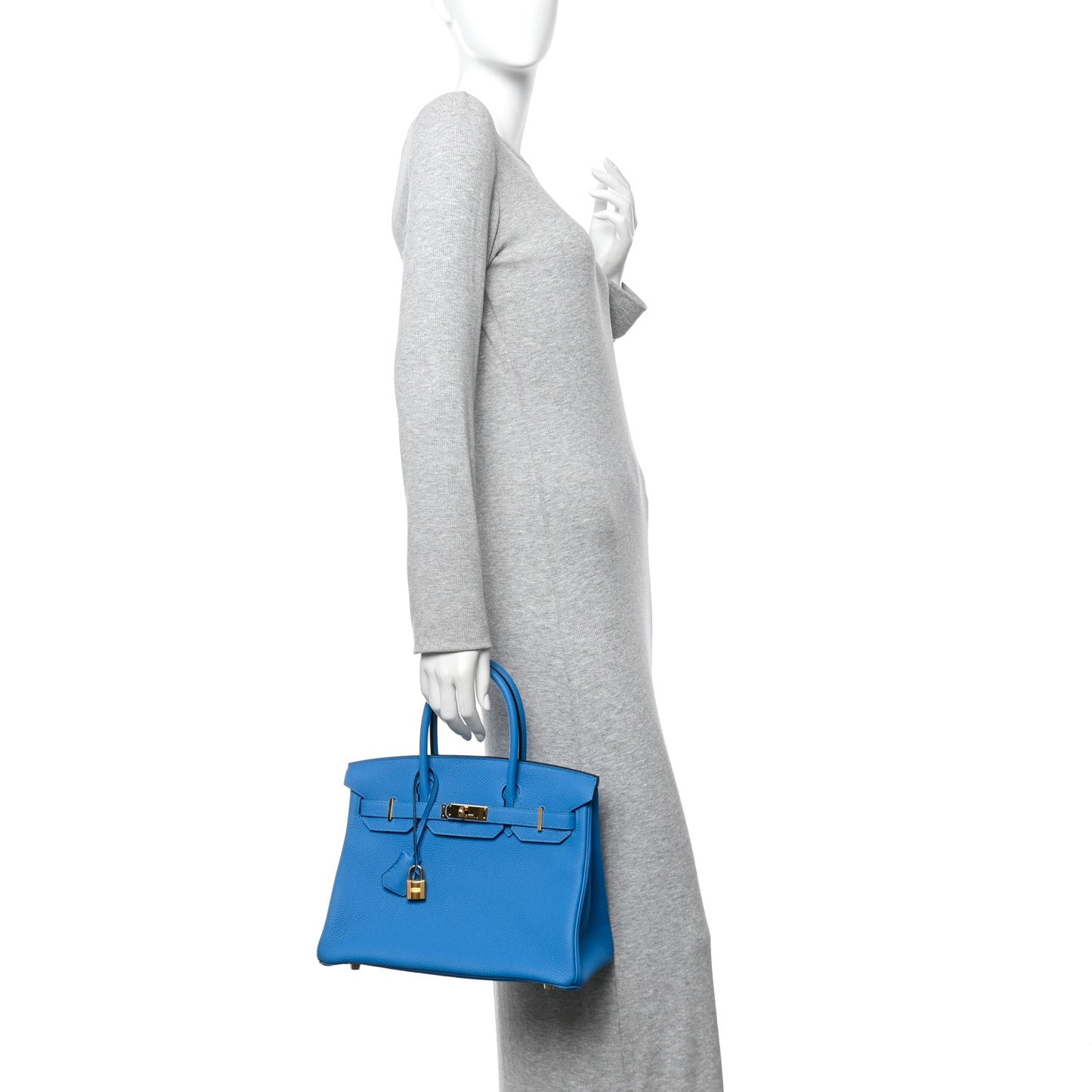 Togo Birkin 30 Bleu Zanzibar